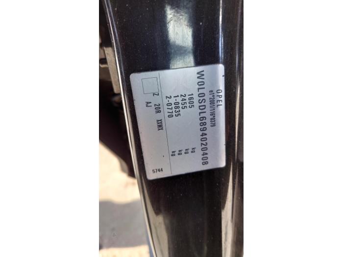 Opel Corsa D 1.2 16V Sloopvoertuig (2008, Zwart)