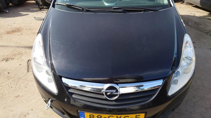 Opel Corsa D 1.2 16V Sloopvoertuig (2008, Zwart)