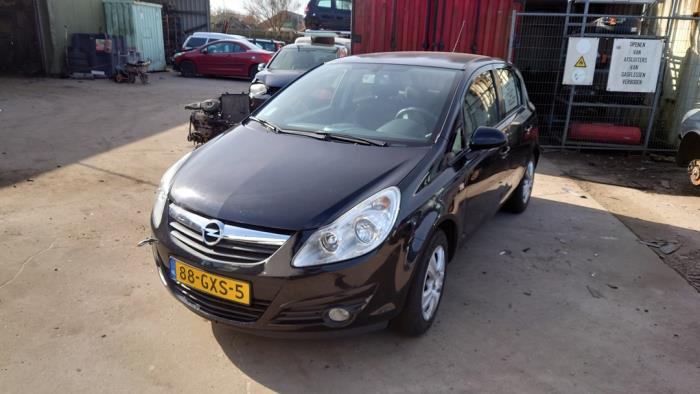 Opel Corsa D 1.2 16V Sloopvoertuig (2008, Zwart)