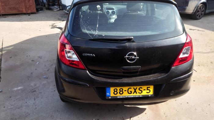 Opel Corsa D 1.2 16V Sloopvoertuig (2008, Zwart)