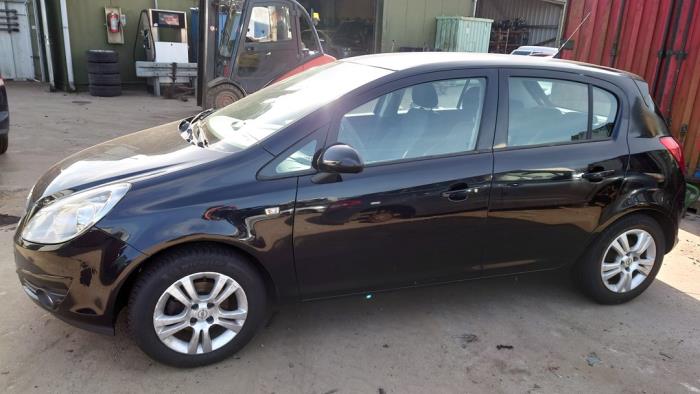 Opel Corsa D 1.2 16V Sloopvoertuig (2008, Zwart)