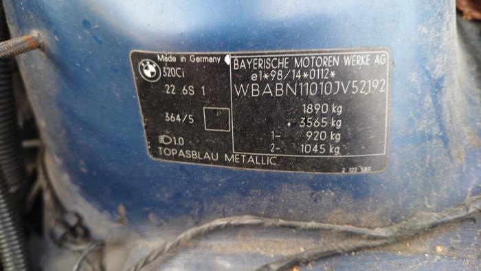 BMW 3 serie 320 Ci 24V Sloopvoertuig (2002, Blauw)