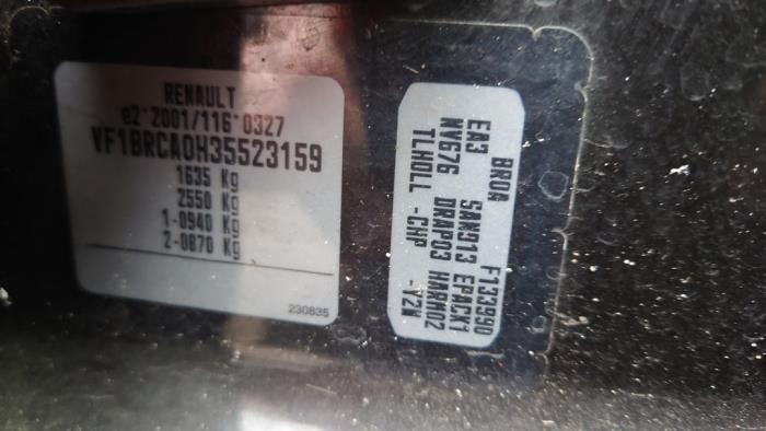 Renault Clio III 1.4 16V Sloopvoertuig (2006, Zwart)