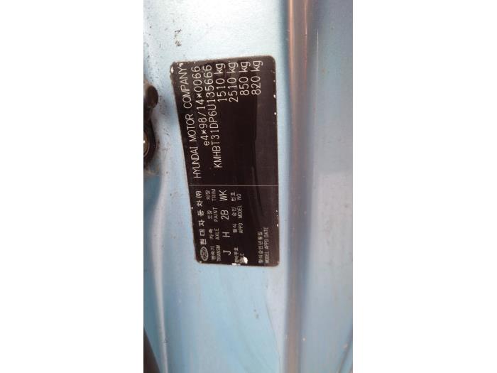 Hyundai Getz 1.4i 16V Sloopvoertuig (2006, Blauw)