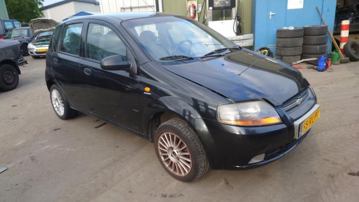 Chevrolet Kalos 1.4 Sloopvoertuig (2005, Zwart)