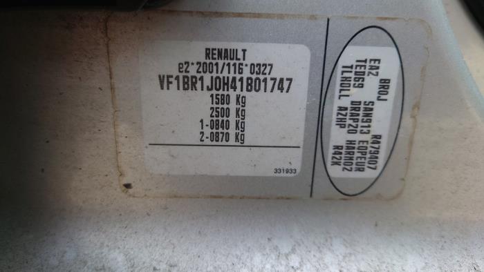 Renault Clio III 1.2 16V 75 Sloopvoertuig (2009, Grijs)