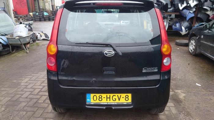 Daihatsu Cuore 1.0 12V DVVT Sloopvoertuig (2008, Zwart)