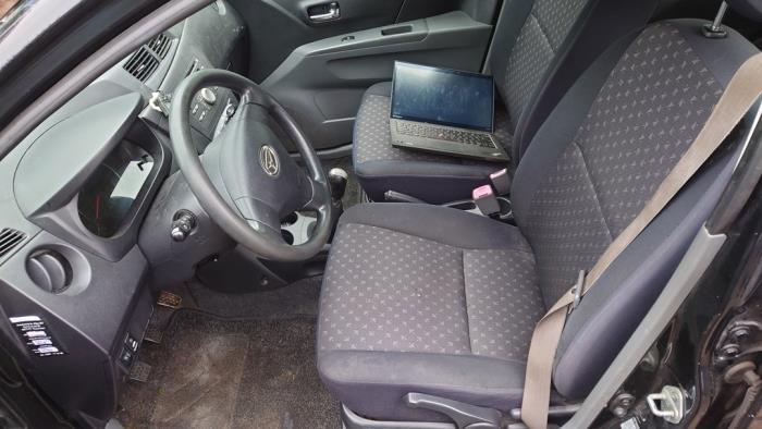 Daihatsu Cuore 1.0 12V DVVT Sloopvoertuig (2008, Zwart)