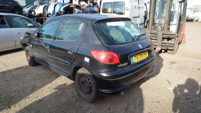 Peugeot 206 1.4 XR,XS,XT,Gentry Sloopvoertuig (2007, Zwart)