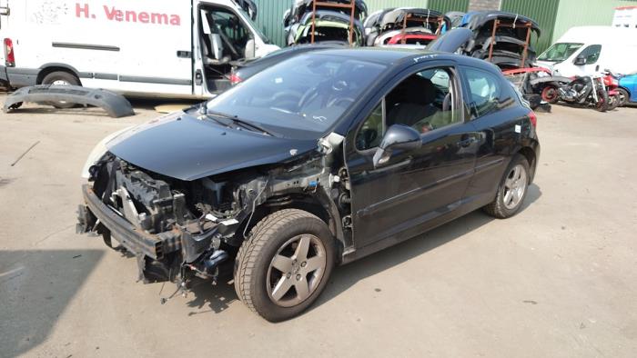 Peugeot 207/207+ 1.4 16V Sloopvoertuig (2006, Zwart)