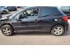 Peugeot 207/207+ 1.4 16V Sloopvoertuig (2006, Zwart)