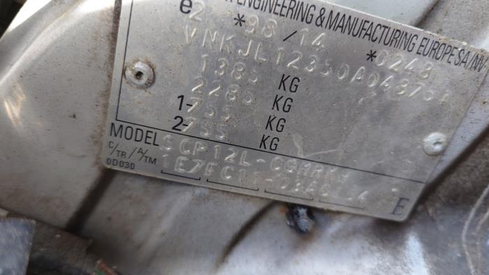 Toyota Yaris 1.3 16V VVT-i Sloopvoertuig (2003, Grijs)