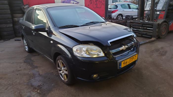Chevrolet Aveo 1.4 16V Sloopvoertuig (2009, Zwart)