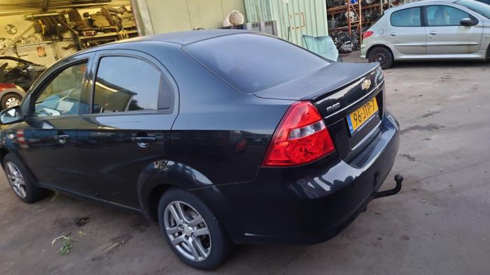 Chevrolet Aveo 1.4 16V Sloopvoertuig (2009, Zwart)