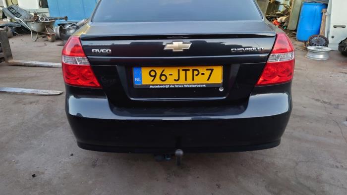 Chevrolet Aveo 1.4 16V Sloopvoertuig (2009, Zwart)