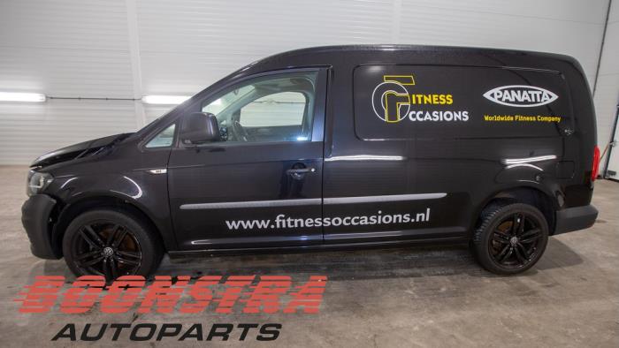 Volkswagen Caddy IV 2.0 TDI 75 Sloopvoertuig (2019, Zwart)