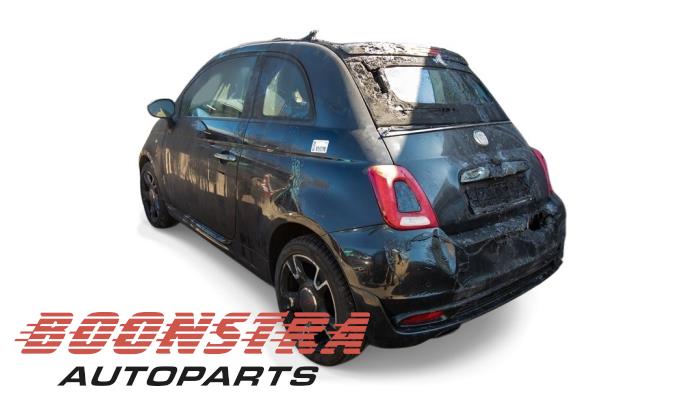 Fiat 500 0.9 TwinAir 85 Sloopvoertuig (2017, Zwart)