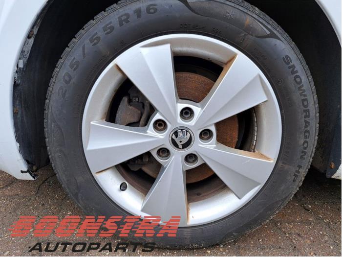 Skoda Octavia 1.6 TDI GreenTec 16V Sloopvoertuig (2013, Wit)