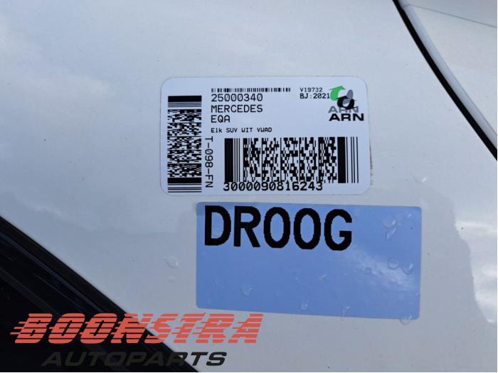 Mercedes EQA 250 67 kWh Sloopvoertuig (2021, Wit)