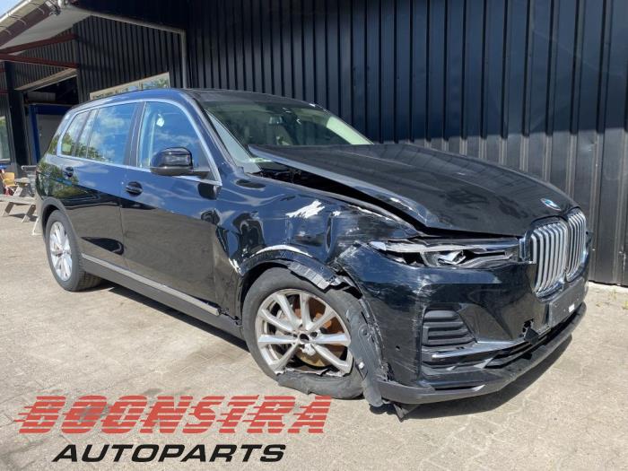 BMW X7 xDrive40i 3.0 24V Mild Hybrid Sloopvoertuig (2021, Zwart)