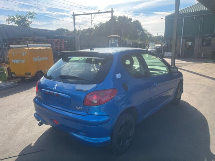 Peugeot 206 1.4 XR,XS,XT,Gentry Sloopvoertuig (2007, Blauw)