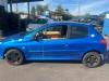 Peugeot 206 1.4 XR,XS,XT,Gentry Sloopvoertuig (2007, Blauw)