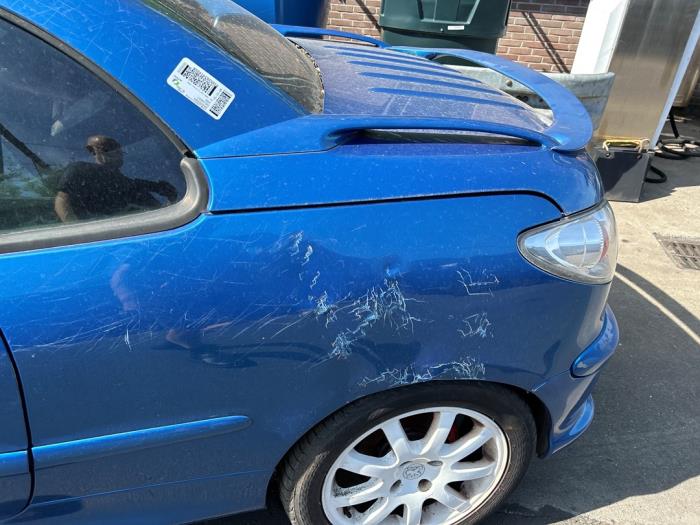 Peugeot 206 CC 2.0 16V Sloopvoertuig (2002, Blauw)