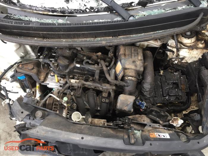 Kia Picanto 1.0 12V Sloopvoertuig (2012, Wit)