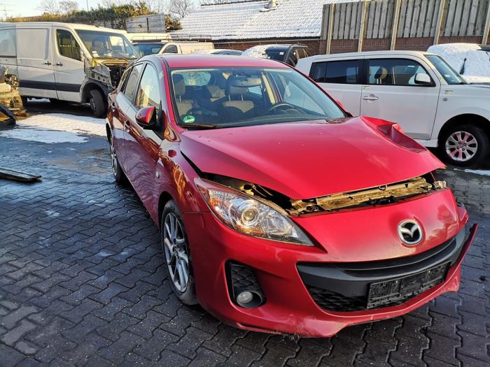 Mazda 3 Sport 2.2 CITD 16V 150 Sloopvoertuig (2012, Rood)