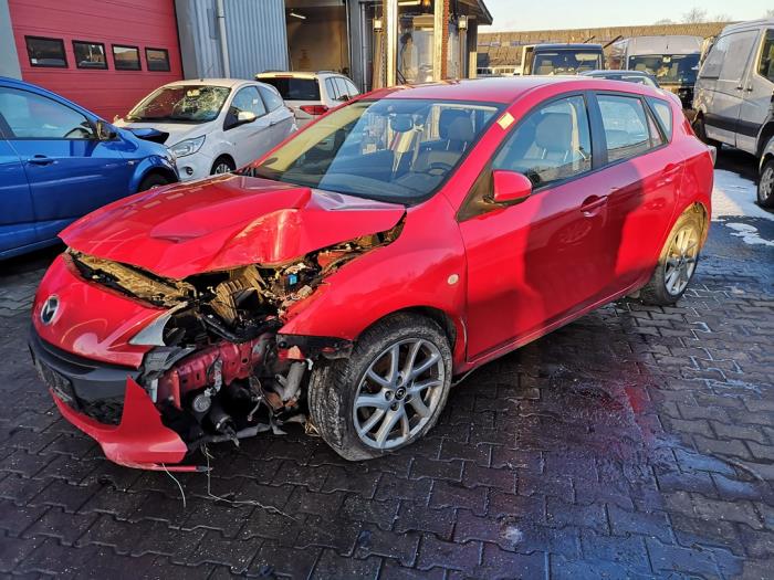 Mazda 3 Sport 2.2 CITD 16V 150 Sloopvoertuig (2012, Rood)