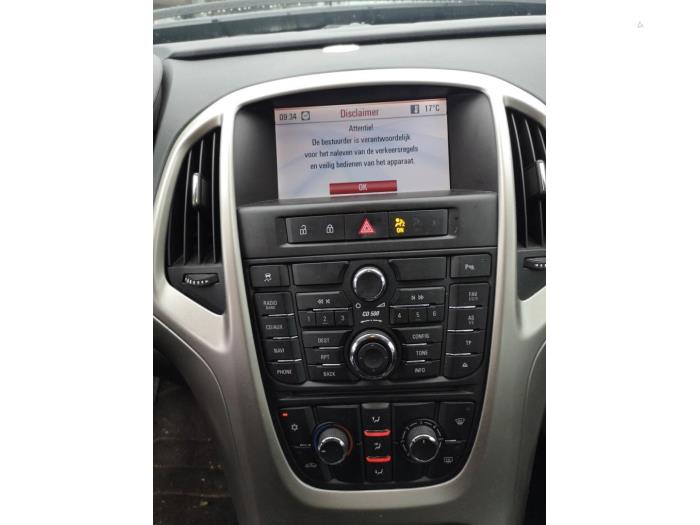 Opel Astra J 1.4 Turbo 16V Sloopvoertuig (2010, Blauw)