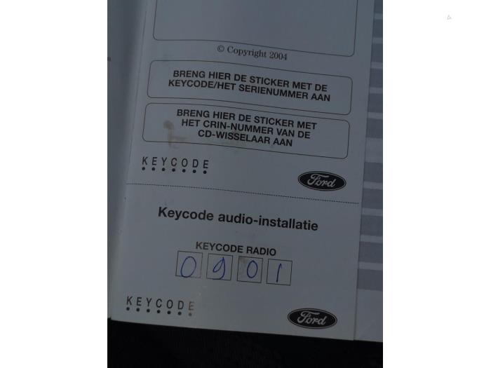 Ford Fusion 1.4 16V Sloopvoertuig (2006, Blauw)