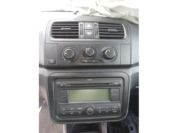 Skoda Fabia II 1.2i Sloopvoertuig (2008, Zwart)