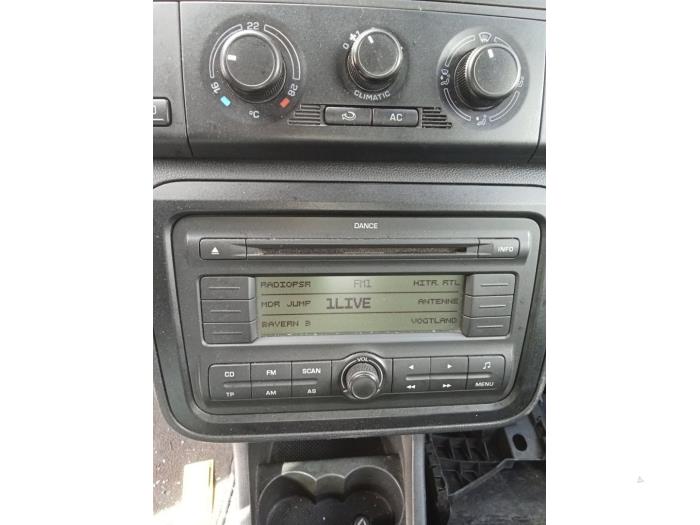 Skoda Fabia II 1.2i Sloopvoertuig (2008, Zwart)