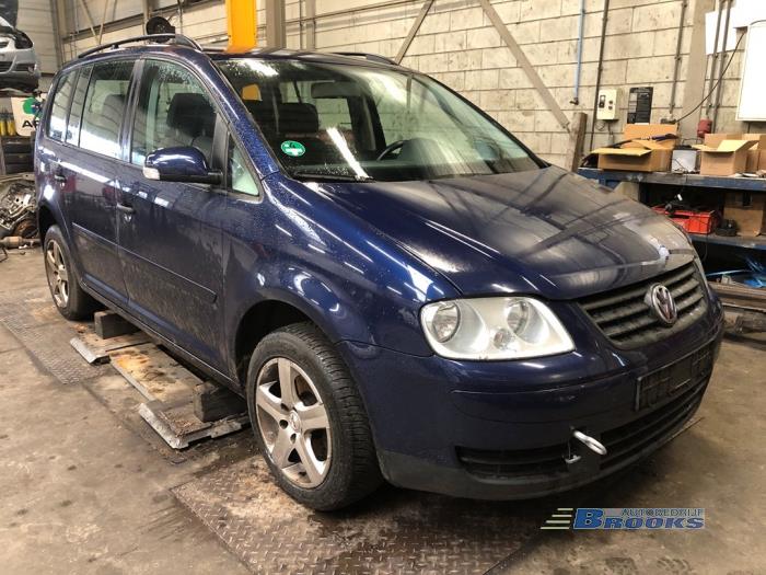 Volkswagen Touran 1.6 FSI 16V Sloopvoertuig (2007, Blauw)