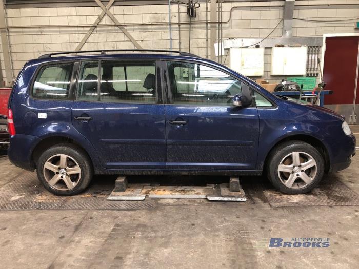 Volkswagen Touran 1.6 FSI 16V Sloopvoertuig (2007, Blauw)