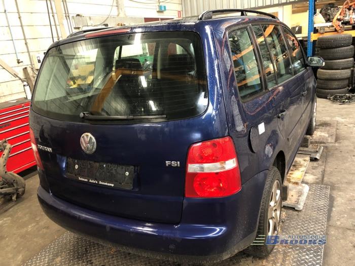 Volkswagen Touran 1.6 FSI 16V Sloopvoertuig (2007, Blauw)