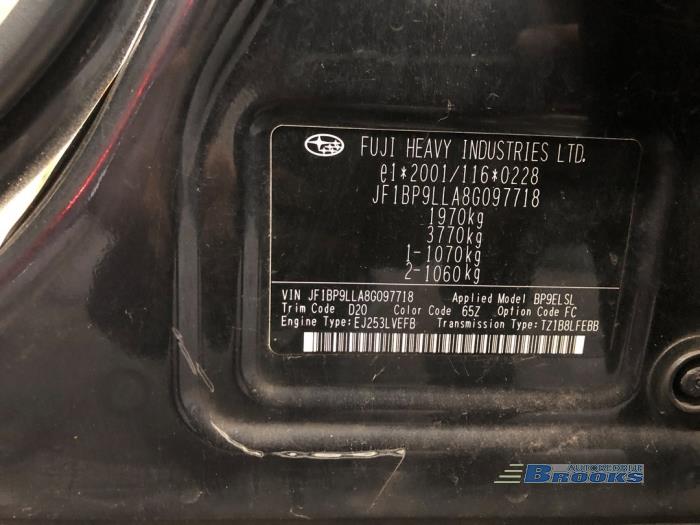 Subaru Legacy Touring Wagon 2.5 16V Sloopvoertuig (2008, Grijs)