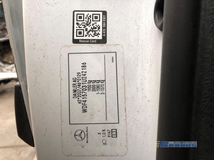 Mercedes Citan 1.5 108 CDI Euro 6 Sloopvoertuig (2018, Wit)