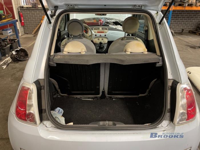 Fiat 500 1.4 16V Sloopvoertuig (2007, Blauw)