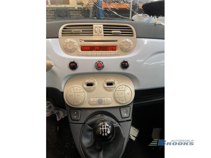 Fiat 500 1.4 16V Sloopvoertuig (2007, Blauw)