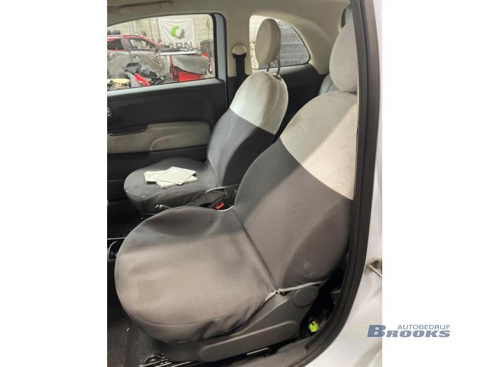 Fiat 500 1.4 16V Sloopvoertuig (2007, Blauw)