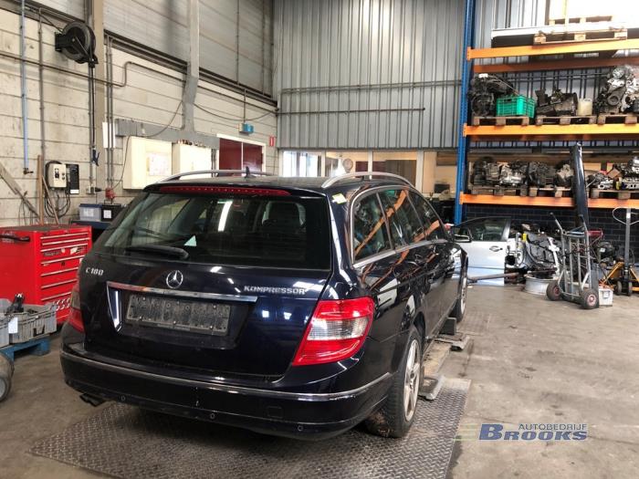 Mercedes C Estate 1.6 C-180K 16V BlueEfficiency Sloopvoertuig (2009, Blauw)