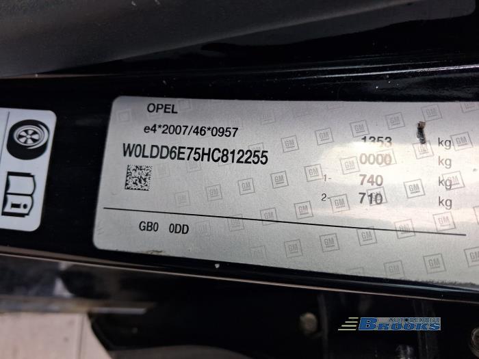 Opel Karl 1.0 12V Sloopvoertuig (2017, Zwart)