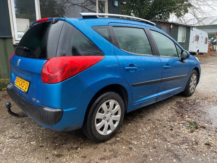 Peugeot 207 SW 1.6 16V Sloopvoertuig (2008, Blauw)