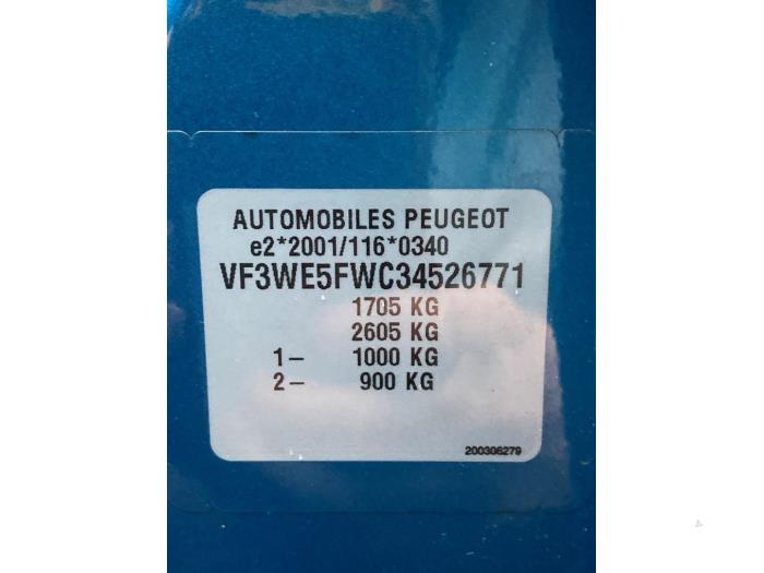 Peugeot 207 SW 1.6 16V Sloopvoertuig (2008, Blauw)