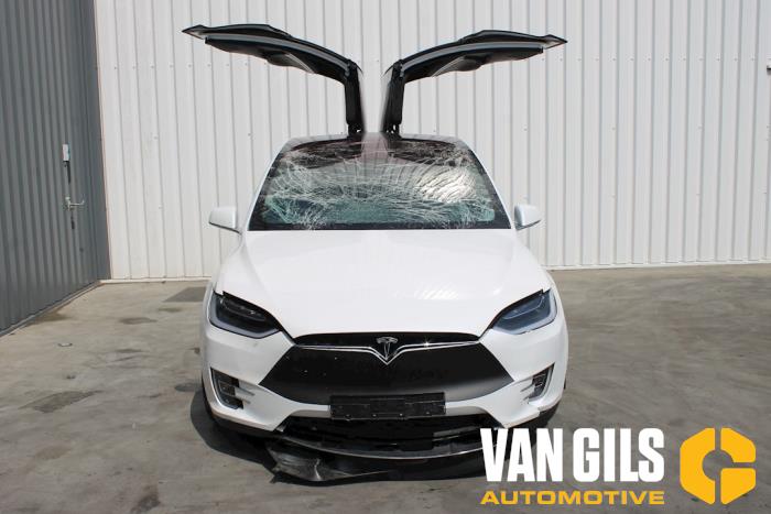 stoel afschaffen rand Tesla Model X 90D Sloopvoertuig (2017, Wit) Van Gils Automotive