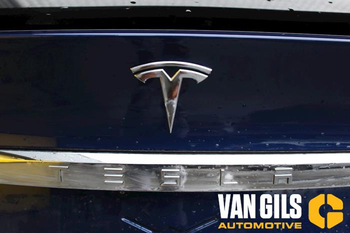 Tesla Model X 100D Sloopvoertuig (2017, Blauw)