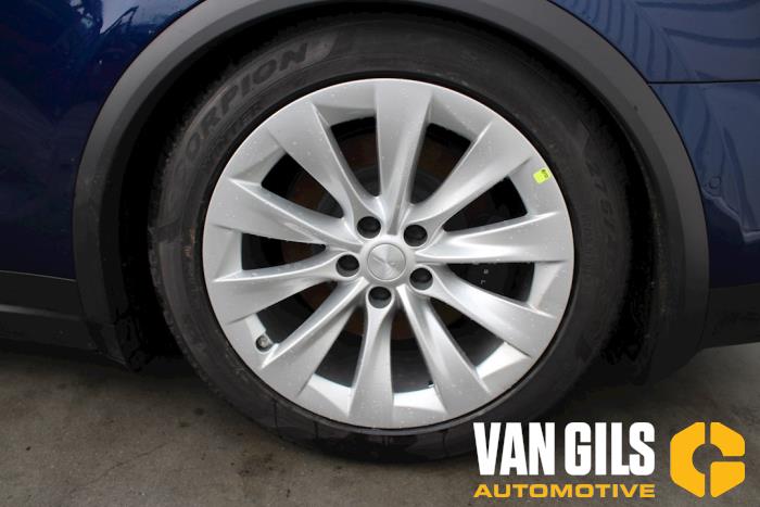 Tesla Model X 100D Sloopvoertuig (2017, Blauw)