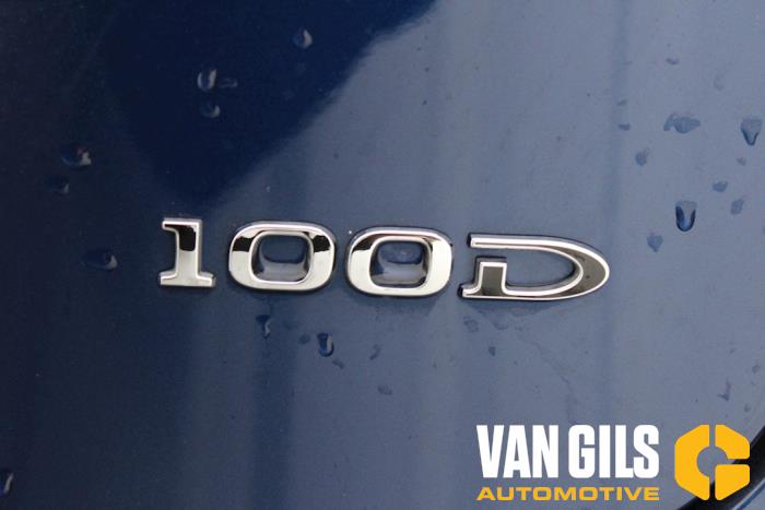 Tesla Model X 100D Sloopvoertuig (2017, Blauw)